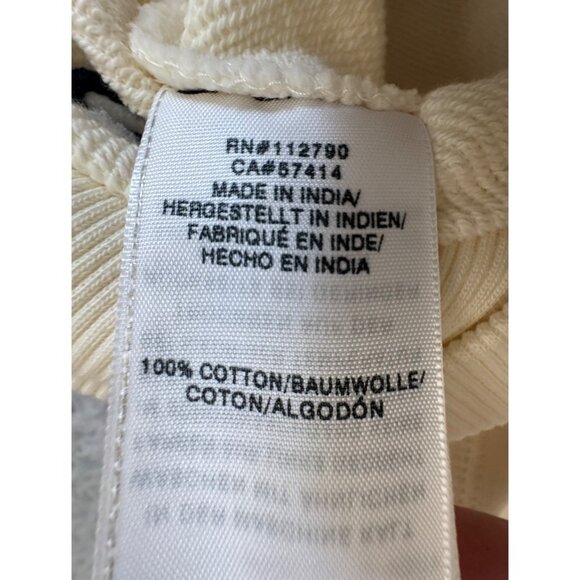 True Religion Womens L Cream Sweatshirt Casual Long Sleeve Soft Cozy Comfy Y2K - Picture 8 of 16